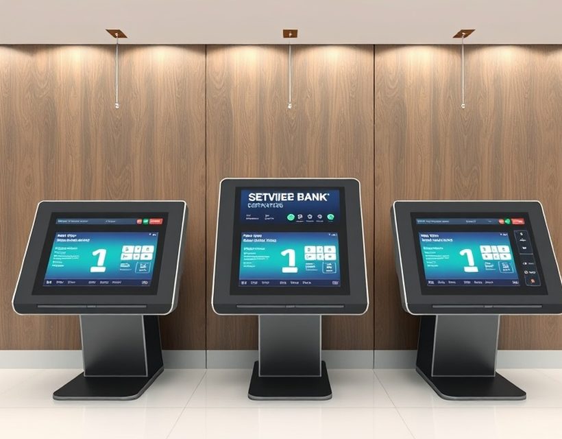 Remote diagnostics screen for a self-service terminal